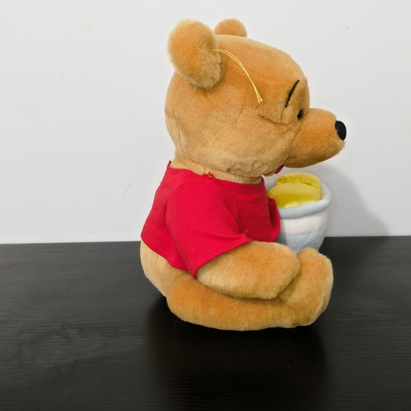 Disney Brown and Red Stuffed Winnie the Pooh Bear - Picture 4 of 6